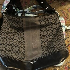 Coach Black and Gray Women's Bag